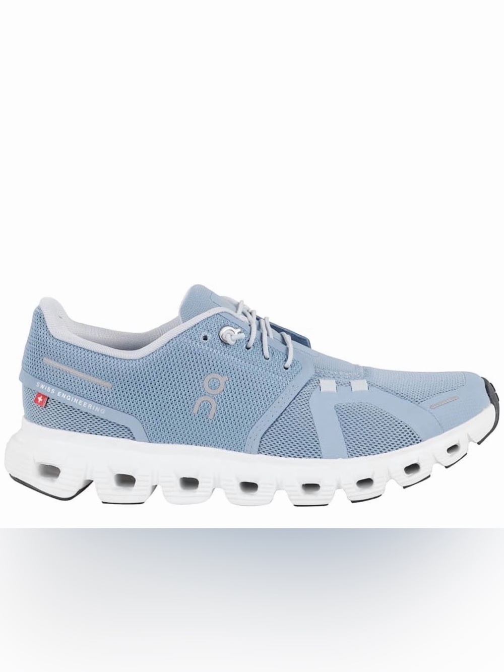 On Cloud 6 Chambray/White Youth Tennis Shoes Size: 3.5